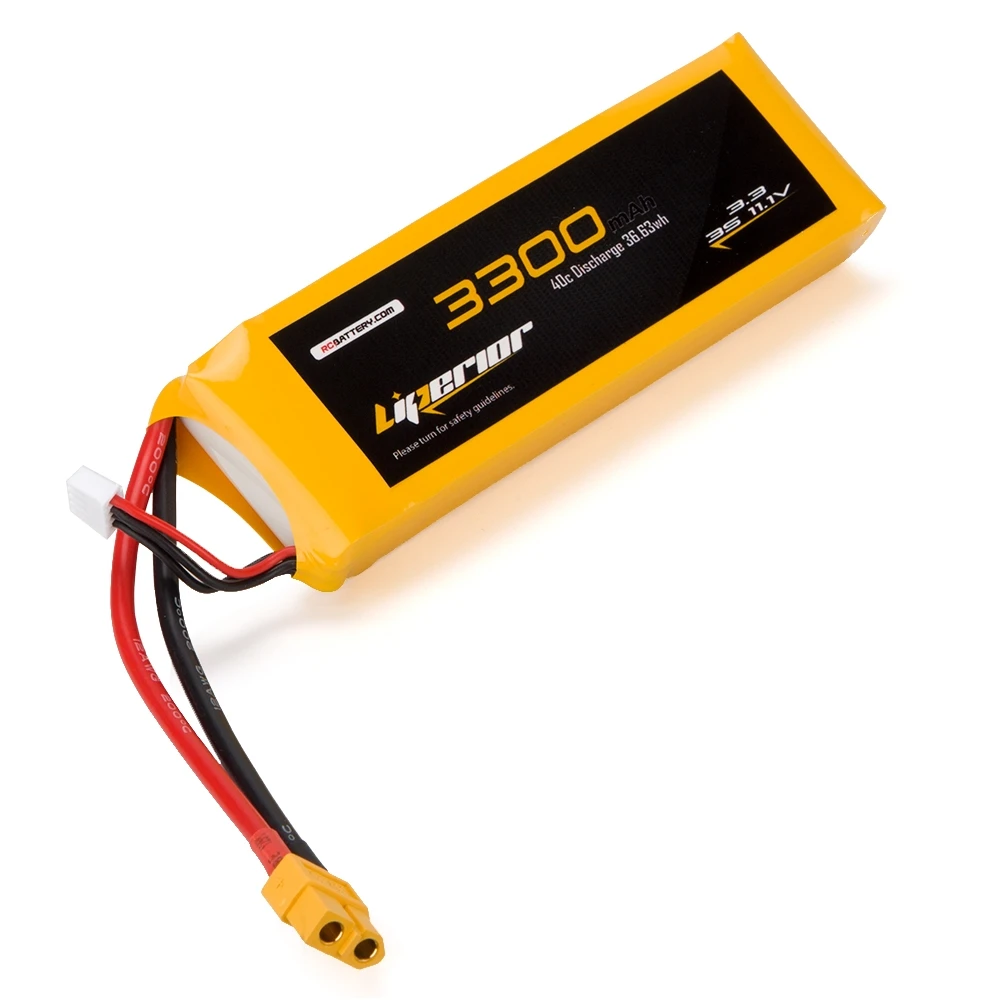RC BATTERY Liperior 3300mAh 3S 40C 11.1V Lipo Battery With XT60 Plug 4 RC BATTERY Liperior 3300mAh 3S 40C 11.1V Lipo Battery With XT60 Plug - Image 2