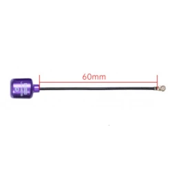 IFlight SIGMA 5.8GHz 60mm FPV Antenna (LHCP UFL) -Airplanes Store purplelhcpufl