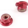 M5 Aluminum Nylon Insert Self-Lock Nuts - Red CCW 2pcs -Airplanes Store s l1600red
