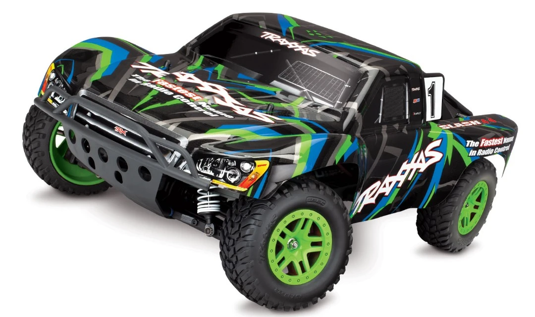 Traxxas Slash 4X4 1/10 4WD XL-5 RTR Short Course Truck Green 3 Traxxas Slash 4X4 1/10 4WD XL-5 RTR Short Course Truck Green